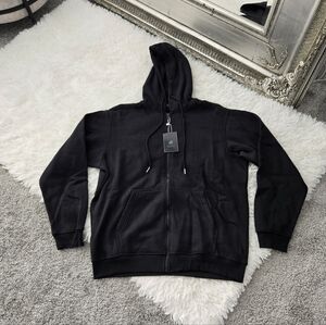 Blue Ice Premium Clothing Full Zip Black Hoodie. Size Large. New.Classic hoodi